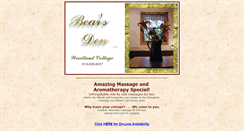 Desktop Screenshot of bearsdencottage.com